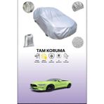 Dokaca Gri Ford Mustang Convertible 2017 - 2021 Uyumulu Oto Branda, Araba Brandası, Koruyucu Örtü