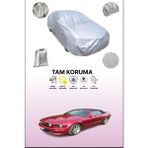 Dokaca Gri Ford Mustang Convertible 5 Uyumulu Oto Branda, Araba Brandası, Koruyucu Örtü
