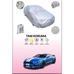Dokaca Gri Ford Mustang Shelby GT350 2015 - 2021 Uyumulu Oto Branda, Araba Brandası, Koruyucu Örtü