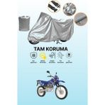 Dokaca Gri Kanuni Cross 250 Uyumlu Motosiklet Brandası, Koruyucu Örtü, Motor Branda - Gri Arka Çanta ve Kilit Uyumsuz