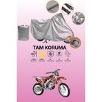 Dokaca Gri Kilit Uyumlu Apachi 4V Cross Uyumlu Motor Brandası, Koruyucu Örtü