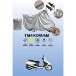 Dokaca Gri Kilit Uyumlu Arora Alfa 110 Uyumlu Motor Brandası, Koruyucu Örtü
