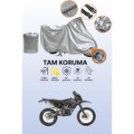Dokaca Gri Kilit Uyumlu Asya Rx 250 Cross Uyumlu Motor Brandası, Koruyucu Örtü