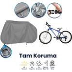 Dokaca Gri Kilit Uyumlu Bisiklet Brandası, Bisiklet Koruma Örtüsü, Su Geçirmez, Toz Geçirmez