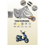 Dokaca Gri Kilit Uyumlu Kanuni Hussar 125 Uyumlu Motor Brandası, Koruyucu Örtü
