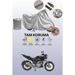 Dokaca Gri Kilit Uyumlu Mondial 150 Z-One Uyumlu Motor Brandası, Koruyucu Örtü