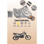 Dokaca Gri Kilit Uyumlu Mondial X-Treme Moto Cross Uyumlu Motor Brandası, Koruyucu Örtü