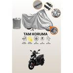 Dokaca Gri Kilit Uyumlu Sym Hd2 200I Evo Uyumlu Motor Brandası, Koruyucu Örtü