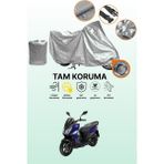 Dokaca Gri Kilit Uyumlu Sym Jet 14 200I Uyumlu Motor Brandası, Koruyucu Örtü