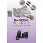 Dokaca Gri Kilit Uyumlu Sym Jet 14 Evo 200 Plus Uyumlu Motor Brandası, Koruyucu Örtü