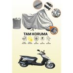 Dokaca Gri Kilit Uyumlu Sym Symply 125 Uyumlu Motor Brandası, Koruyucu Örtü