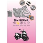 Dokaca Gri Kilit Uyumlu Yamaha Tricity 125 Uyumlu Motor Brandası, Koruyucu Örtü