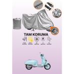 Dokaca Gri Kilit Uyumlu Yuki Mojito 50 Uyumlu Motor Brandası, Koruyucu Örtü