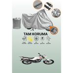 Dokaca Gri Kilit Uyumlu Yuki Yk 150-G Üstad Uyumlu Motor Brandası, Koruyucu Örtü