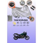 Dokaca Gri Kilit ve Arka Çanta Uyumlu Harley-Davidson Pan America RA1250 Uyumlu Motosiklet Brandası - Gri Arka Çanta ve Kilit Uyumlu
