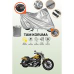 Dokaca Gri Kilit ve Arka Çanta Uyumlu Harley-Davidson Softail Breakout Fxsb Uyumlu Motosiklet Brandası - Gri Arka Çanta ve Kilit Uyumlu