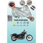 Dokaca Gri Kilit ve Arka Çanta Uyumlu Harley-Davidson Softail Night Train Fxstbı Uyumlu Motosiklet Brandası - Gri Arka Çanta ve Kilit Uyumlu
