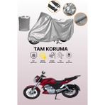 Dokaca Gri Mondial 150 Z-One I Uyumlu Motosiklet Brandası, Koruyucu Örtü, Motor Branda - Gri Arka Çanta ve Kilit Uyumsuz