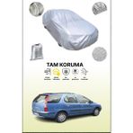 Dokaca Gri Tata Indigo Marina Uyumulu Oto Branda, Araba Brandası, Koruyucu Örtü