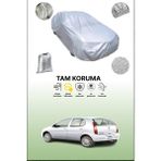 Dokaca Gri Tata Indigo Uyumulu Oto Branda, Araba Brandası, Koruyucu Örtü