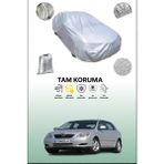 Dokaca Gri Toyota Corolla 5 Kapılı 2002 - 2004 Uyumulu Oto Branda, Araba Brandası, Koruyucu Örtü
