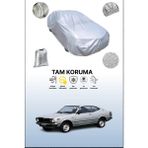 Dokaca Gri Toyota Corolla Coupe 3 Uyumulu Oto Branda, Araba Brandası, Koruyucu Örtü