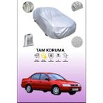 Dokaca Gri Toyota Corolla Sedan 1992 - 1997 Uyumulu Oto Branda, Araba Brandası, Koruyucu Örtü