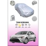 Dokaca Gri Toyota Corolla Sedan (Us) 2019 - 2021 Uyumulu Oto Branda, Araba Brandası, Koruyucu Örtü