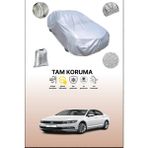 Dokaca Gri Volkswagen Passat 2014 - 2019 Uyumulu Oto Branda, Araba Brandası, Koruyucu Örtü