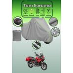 Dokaca Neo Gri Neon Fitilli Arka Çanta Uyumlu Aprilia Caponord 1200 Abs Travel Pack Uyumlu Motor Brandası - Gri-Arka Çanta Uyumlu