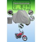 Dokaca Neo Gri Neon Fitilli Arka Çanta Uyumlu Kanuni Breton S Uyumlu Motor Brandası, Koruyucu Örtü - Gri-Arka Çanta Uyumlu