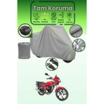 Dokaca Neo Gri Neon Fitilli Arka Çanta Uyumlu Kanuni Breton Sl 125 Uyumlu Motor Brandası, Koruyucu Örtü - Gri-Arka Çanta Uyumlu