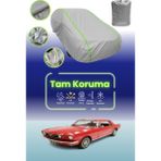 Dokaca Neo Gri Neon Fitilli Ford Mustang 1966 Uyumlu Oto Branda Araba Brandası Koruma Örtüsü - Tek Renk