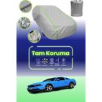 Dokaca Neo Gri Neon Fitilli Ford Mustang 5 Uyumlu Oto Branda Araba Brandası Koruma Örtüsü - Tek Renk