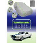 Dokaca Neo Gri Neon Fitilli Ford Mustang Gt 350 Shelby 1965 Uyumlu Araba Brandası Koruma Örtüsü - Tek Renk