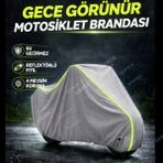 Dokaca Neo Gri Neon Fitilli Kilit Uyumlu Mondial Vulture I-E Uyumlu Motor Brandası, Koruyucu Örtü - Gri-Kilit Uyumlu
