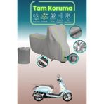 Dokaca Neo Gri Neon Fitilli Kilit Uyumlu Sym Fiddle Iıı 200I Uyumlu Motor Brandası, Koruyucu Örtü - Gri-Kilit Uyumlu