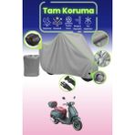 Dokaca Neo Gri Neon Fitilli Kilit ve Arka Çanta Uyumlu Arora Mojito 125 Uyumlu Motosiklet Brandası - Gri-Arka Çanta ve Kilit Uyumlu