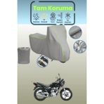 Dokaca Neo Gri Neon Fitilli Sym Xs 125K Uyumlu Motosiklet Brandası, Koruyucu Örtü, Motor Branda - Gri-Arka Çanta ve Kilit Uyumsuz