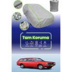 Dokaca Neo Gri Neon Fitilli Toyota Corolla 2 Van Uyumlu Oto Branda Araba Brandası Koruma Örtüsü - Tek Renk