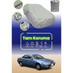 Dokaca Neo Gri Neon Fitilli Toyota Corolla Ceres Uyumlu Oto Branda Araba Brandası Koruma Örtüsü - Tek Renk