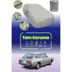 Dokaca Neo Gri Neon Fitilli Toyota Corolla Hatch 3 Uyumlu Oto Branda Araba Brandası Koruma Örtüsü - Tek Renk