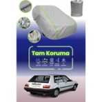 Dokaca Neo Gri Neon Fitilli Toyota Corolla Hatch 4 Uyumlu Oto Branda Araba Brandası Koruma Örtüsü - Tek Renk