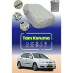 Dokaca Neo Gri Neon Fitilli Toyota Corolla Hatch 9 Uyumlu Oto Branda Araba Brandası Koruma Örtüsü - Tek Renk