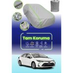 Dokaca Neo Gri Neon Fitilli Toyota Corolla Sedan Uyumlu Oto Branda Araba Brandası Koruma Örtüsü - Tek Renk