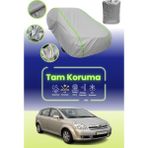 Dokaca Neo Gri Neon Fitilli Toyota Corolla Verso 1 Uyumlu Oto Branda Araba Brandası Koruma Örtüsü - Tek Renk