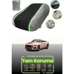 Dokaca Neo Gri.siyah.gri Neon Fitilli Ford Mustang Convertible 6 Uyumlu Araba Brandası Koruma Örtüsü - Çift Renk