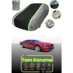 Dokaca Neo Gri.siyah.gri Neon Fitilli Ford Mustang V Uyumlu Araba Brandası Koruma Örtüsü - Çift Renk