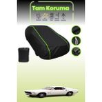 Dokaca Neo Siyah Neon Fitilli Ford Mustang 1 Uyumlu Oto Branda Araba Brandası Koruma Örtüsü - Tek Renk