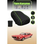 Dokaca Neo Siyah Neon Fitilli Ford Mustang 1966 Uyumlu Oto Branda Araba Brandası Koruma Örtüsü - Tek Renk